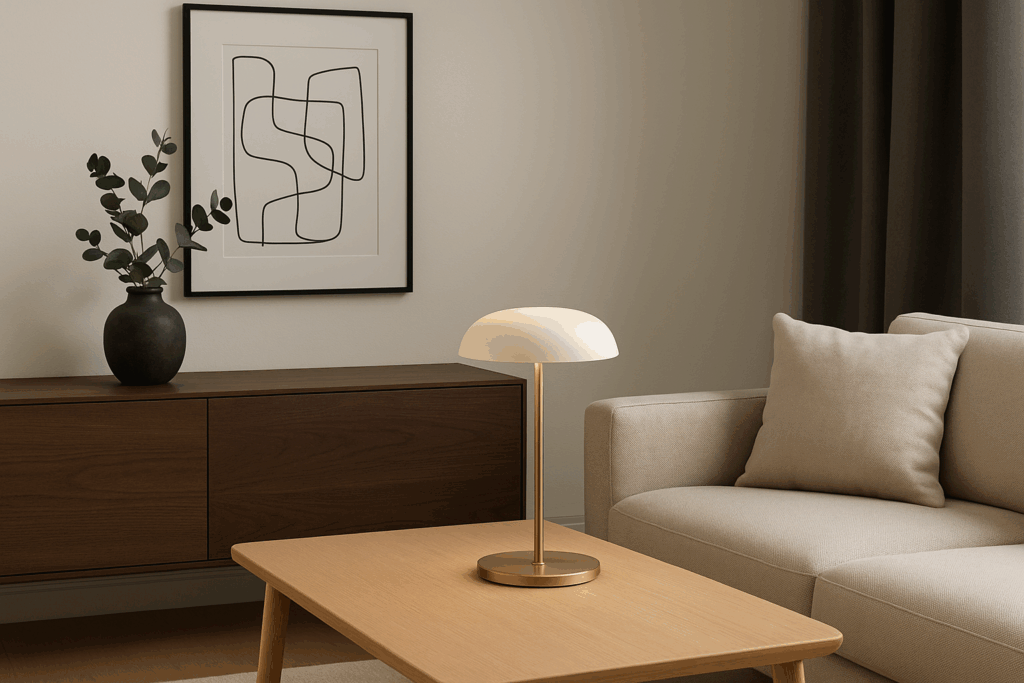 Oplaadbare tafellamp design