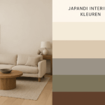 Japandi interieur kleuren