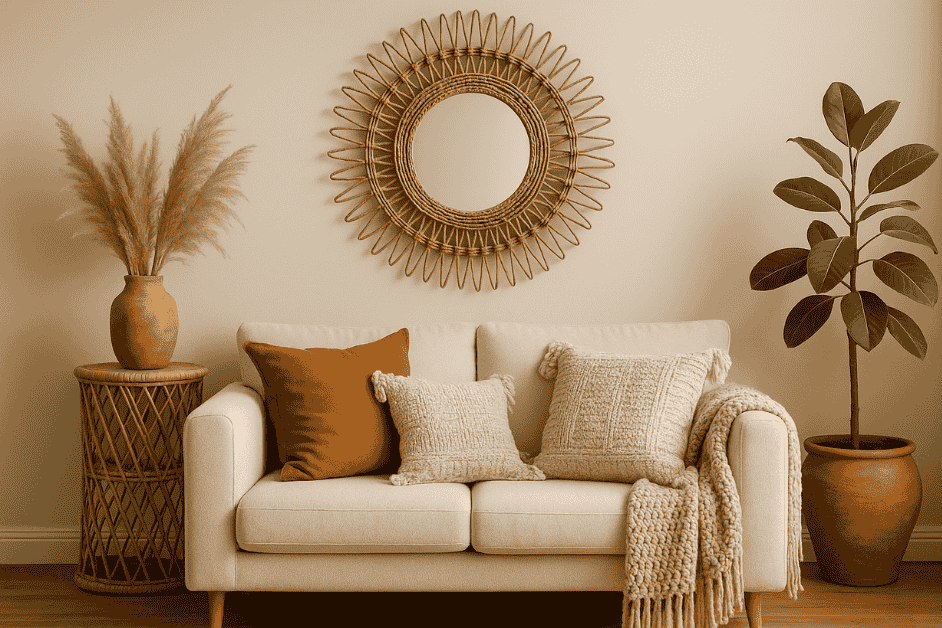 Bohemian spiegel: de perfecte eyecatcher voor een warm en sfeervol interieur