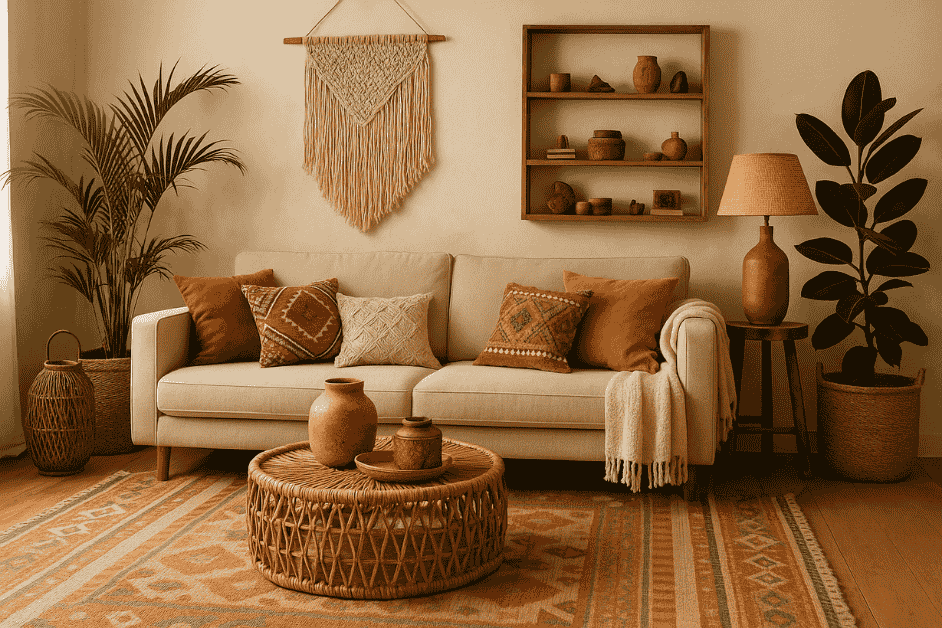 Bohemian interieur: creëer een warme, wereldse sfeer in huis