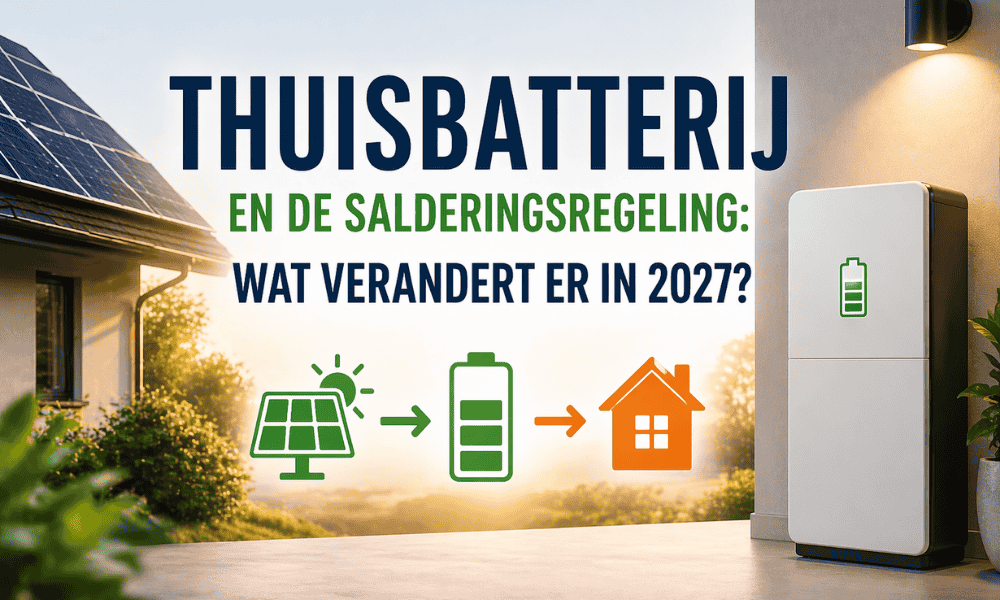 Thuisbatterij en de salderingsregeling