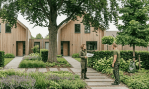 Bomen in de voortuin
