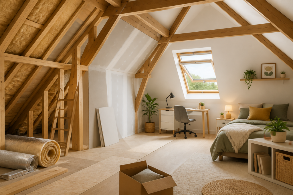 Zolder verbouwen tot extra kamer